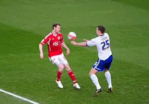 Bristol City V Cardiff City Prints: Bristol City vs Cardiff City: Controversial Moment as Kadeem Harris Handles Ball in Penalty Area
