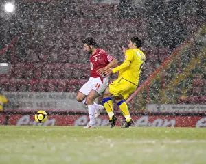 Bristol City V Cardiff City FA Cup Prints: Bristol City vs Cardiff City: FA Cup Clash - Season 09-10