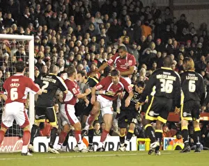 Framed Print : Bristol City vs Cardiff City: A Football Rivalry - Season 07-08 Framed Print : Bristol City vs Cardiff City: A Football Rivalry - Season 07-08