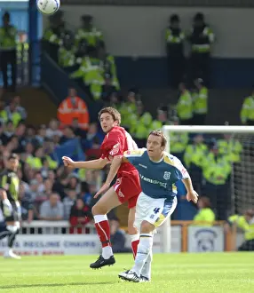 Cardiff City V Bristol City Prints: Bristol City vs. Cardiff City: A Football Rivalry - Season 08-09: The Clash Between City and Bluebirds