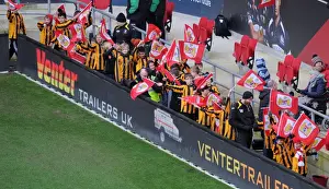 Bristol City V Cardiff City Prints: Bristol City vs. Cardiff City: Half-time Parade at Ashton Gate