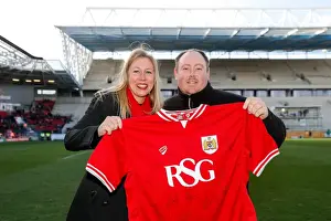 Bristol City vs. Cardiff City: Half-Time Shirt Presentation, Ashton Gate Stadium, 2016