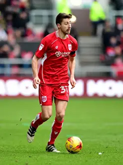 Bristol City vs Cardiff City: Jens Hegeler in Action at Ashton Gate