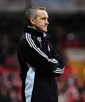 Bristol City V Cardiff City Prints: Bristol City vs. Cardiff City: Keith Milen Leads the Way in 2011 Championship Clash at Ashton Gate