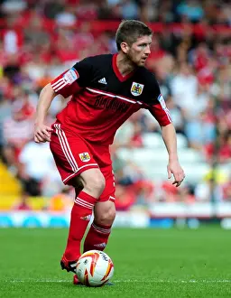 Bristol City V Cardiff City Prints: Bristol City vs. Cardiff City: Mark Wilson in Action at Ashton Gate Stadium, 2012