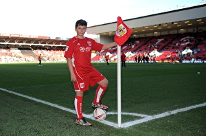 Bristol City vs. Cardiff City: Mascot at Ashton Gate