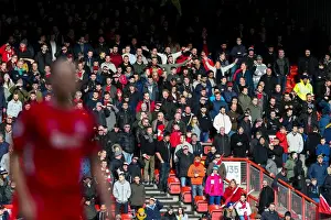 Bristol City V Cardiff City Prints: Bristol City vs Cardiff City: A Sea of Passionate Fans at Ashton Gate Stadium