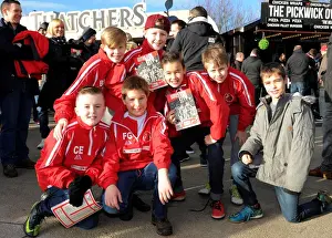 Bristol City V Cardiff City Prints: Bristol City vs. Cardiff City: A Sea of Supporters at the Sky Bet Championship Match at Ashton Gate