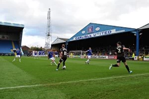Images Dated 26th October 2013: Bristol City vs. Carlisle United: A Football Rivalry in Sky Bet League One at Brunton Park