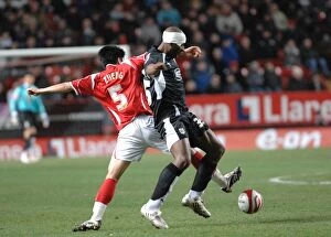 Images Dated 4th March 2008: Bristol City vs Charlton Athletic: Dele Adebola in Action