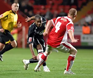 Charlton Athletic V Bristol City Prints: Bristol City vs. Charlton Athletic: A Football Rivalry - Season 08-09: The Clash of Championship Contenders