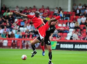 Images Dated 18th July 2009: Bristol City vs. Cheltenham Town: Pre-Season Friendly - 09-10: A Clash of Rivals