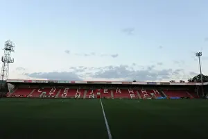 Framed Print : Bristol City vs Cheltenham Town: A Johnstone's Paint Trophy Battle at Abbey Business Stadium, October 2014