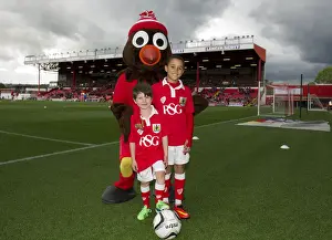 Bristol City V Chesterfield Prints: Bristol City vs Chesterfield: Mascots Face-Off in Sky Bet League One Match