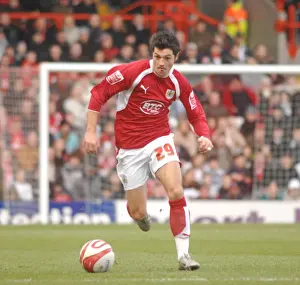 Framed Print : Bristol City vs Colchester United: Ivan Sproule in Action