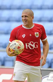 Framed Print : Bristol City vs Coventry City: Adam El-Abd in Action at Ricoh Arena, 2014