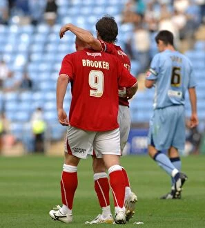 Images Dated 23rd August 2008: Bristol City vs Coventry City: A Clash from the 08-09 Season