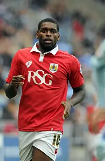 Bristol City vs Coventry City: Jay Emmanuel-Thomas in Action at Ricoh Arena, 2014