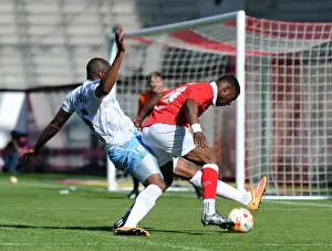 Title Prints: Bristol City vs Coventry City: Kieran Agard's Goal-Scoring Moment Amidst Tackle from Reda Johnson