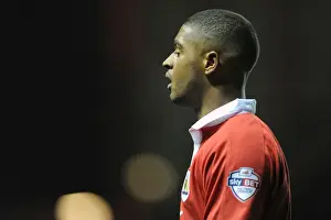 Bristol City vs Coventry City: Mark Little in Action at Ashton Gate Stadium, Johnstones Paint Trophy (Football)