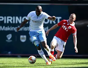 Title Prints: Bristol City vs Coventry City: Wilbraham vs Johnson - A Battle on the Pitch, Spring 2015
