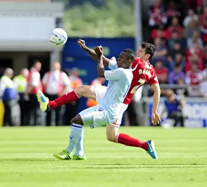 Coventry City V Bristol City Prints: Bristol City vs Coventry: Moloney Clears Moussa's Threat, Sky Bet League One, 2013