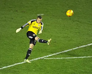 Bristol City V Crawley Town Prints: Bristol City vs Crawley Town: Elliott Parish in Action at Ashton Gate, November 2013