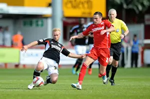 Crawley Town V Bristol City Prints: Bristol City vs Crawley Town: A Football Rivalry - Simon Gillett vs Mike Jones