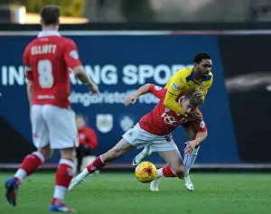 Bristol City vs Crawley Town: Joe Bryan Foul by Gavin Tomlin