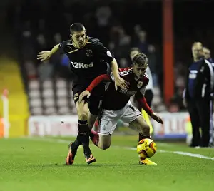 Bristol City V Crawley Town Prints: Bristol City vs Crawley Town: Joe Bryan and Jamie Proctor Clash in Sky Bet League One Match