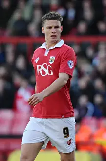 Bristol City V Crawley Town Prints: Bristol City vs Crawley Town: Matt Smith in Action at Ashton Gate