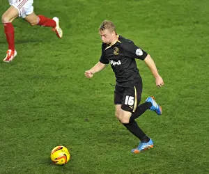 Bristol City V Crawley Town Prints: Bristol City vs Crawley Town: Nicky Adams in Action at Ashton Gate, November 2013