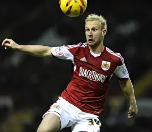 Bristol City V Crawley Town Prints: Bristol City vs Crawley Town: Simon Gillett in Action at Ashton Gate, November 2013