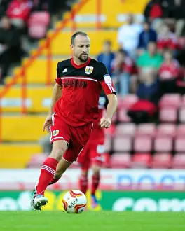 Bristol City vs Crystal Palace: Louis Carey in Action at Ashton Gate Stadium, 2012 (Championship Football Match)