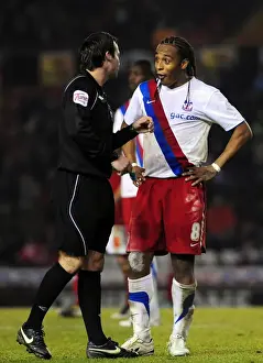 Bristol City V Crystal Palace Prints: Bristol City vs Crystal Palace: Neil Danns and Ref Paul Tierney Discuss Added Time (December 28)