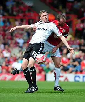 Bristol City V Derby County Prints: Bristol City vs Derby County: A Battle for Supremacy - Louis Carey vs Stephen Pearson