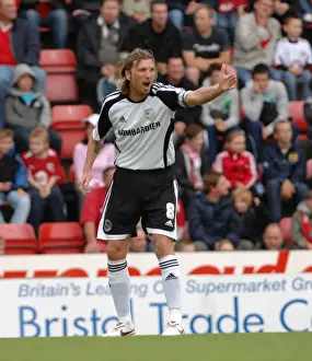 Bristol City V Derby County Prints: Bristol City vs Derby County: A Football Rivalry - Season 08-09