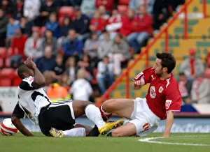 Bristol City V Derby County Prints: Bristol City vs Derby County: A Football Rivalry - Season 08-09