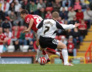 Bristol City V Derby County Prints: Bristol City vs. Derby County: A Football Rivalry - Season 08-09
