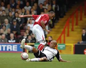 Bristol City V Derby County Prints: Bristol City vs Derby County: A Football Rivalry - Season 08-09