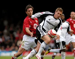 Bristol City V Derby County Prints: Bristol City vs Derby County: A Football Rivalry - Season 08-09