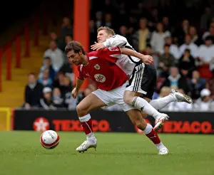 Bristol City V Derby County Prints: Bristol City vs Derby County: A Football Rivalry - Season 08-09