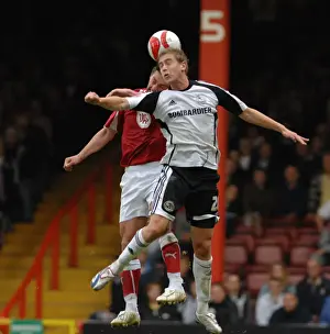 Bristol City V Derby County Prints: Bristol City vs Derby County: A Football Rivalry - Season 08-09