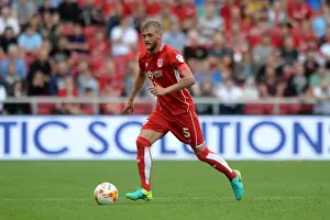 Bristol City V Derby County Prints: Bristol City vs Derby County: Joel Ekstrand in Action at Ashton Gate Stadium, 2016