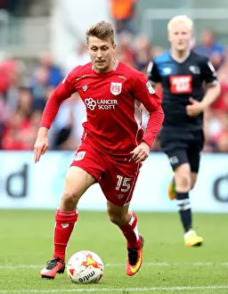 Bristol City V Derby County Prints: Bristol City vs Derby County: Luke Freeman in Action at Ashton Gate Stadium, 2016