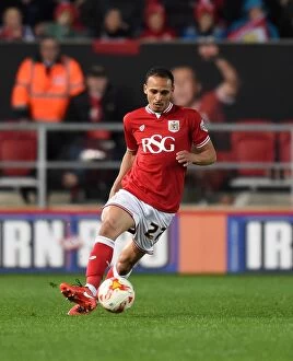 Images Dated 19th April 2016: Bristol City vs Derby County: Peter Odemwingie's Action-Packed Performance at Ashton Gate Stadium