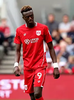 Bristol City V Derby County Prints: Bristol City vs Derby County: Tammy Abraham in Action at Ashton Gate Stadium, 2016