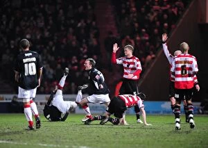 Images Dated 17th February 2009: Bristol City vs Doncaster Rovers: A Football Rivalry from the 08-09 Season