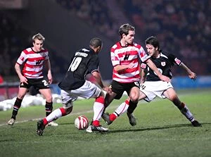 Doncaster Rovers V Bristol City Collection: Bristol City vs. Doncaster Rovers: A Football Rivalry - Season 08-09