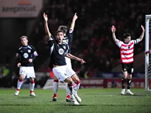 Doncaster Rovers V Bristol City Prints: Bristol City vs Doncaster Rovers: A Football Rivalry from the 08-09 Season
